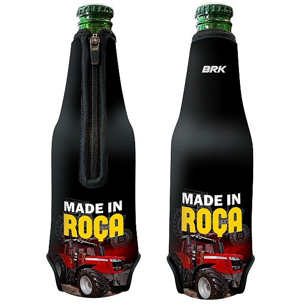 Porta Long Neck Brk Neoprene Made in Roça Vermelho 330ml