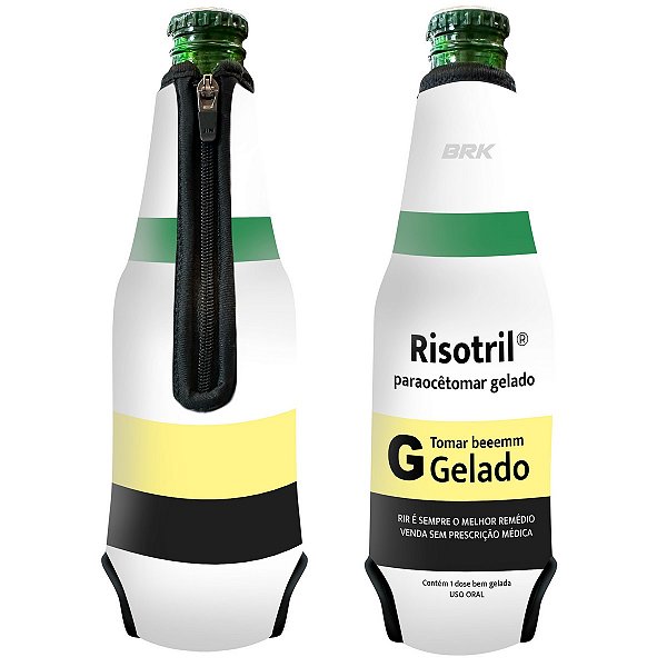 Porta Long Neck Brk Neoprene Risotril 330ml