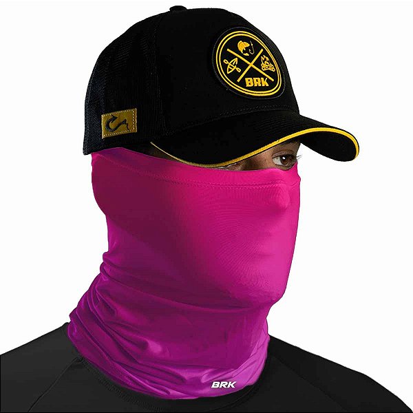 Bandana Tubeneck Brk Rosa e Roxo Degradê com Proteção UV50+