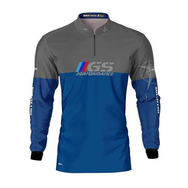 Camisa Motociclismo Brk Big Trail GS Performance com Proteção Solar UV50+