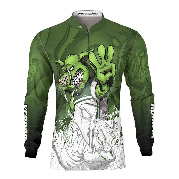Camisa Brk Verdão Mascote com Proteção Solar UV50+