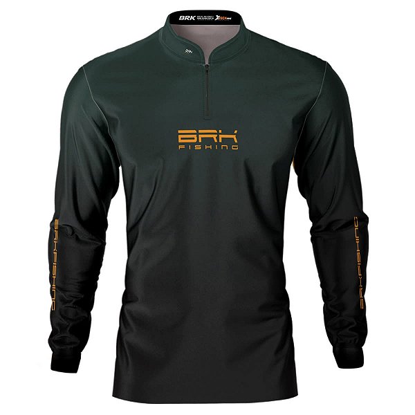 Camisa de Pesca Brk Xingu Verde Selva com Proteção Solar UV50+
