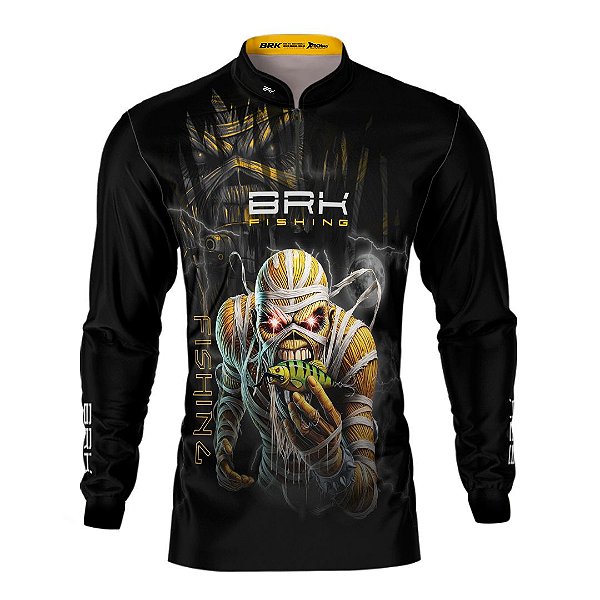 Camisa de Pesca Brk Eddie Iron Maiden com Proteção Solar UV50+