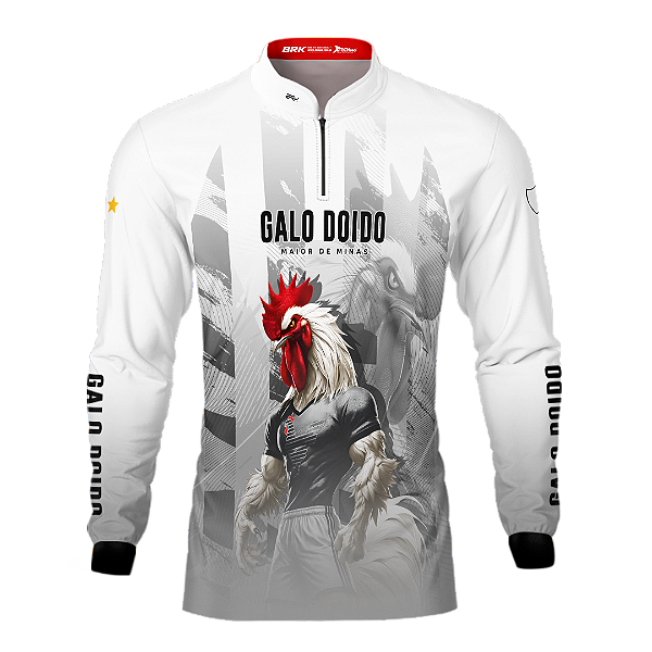 Camisa Time BRK Atletico Mineiro Galo Doido com UV50 +