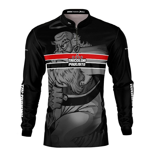Camisa Brk Tricolor Paulista Com Proteção Solar UV50+