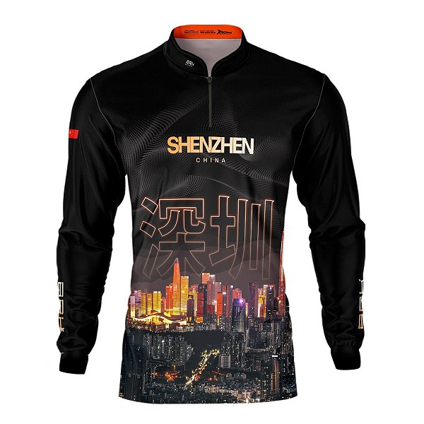 Camisa Motociclismo Brk Expedição Shenzhen com Proteção UV50+