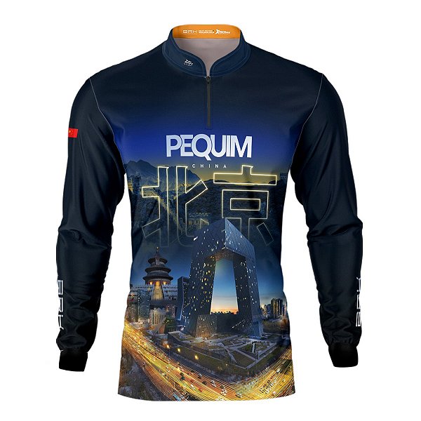Camisa Motociclismo Brk Expedição Pequim com Proteção UV50+