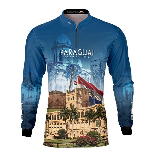 Camisa Motociclismo Brk Expedição Paraguai com Proteção UV50+