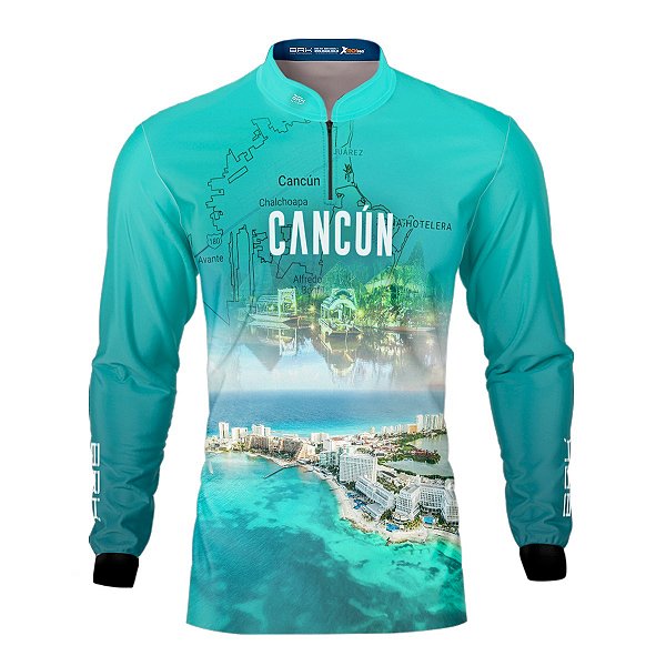 Camisa Motociclismo Brk Expedição Cancún com Proteção UV50+