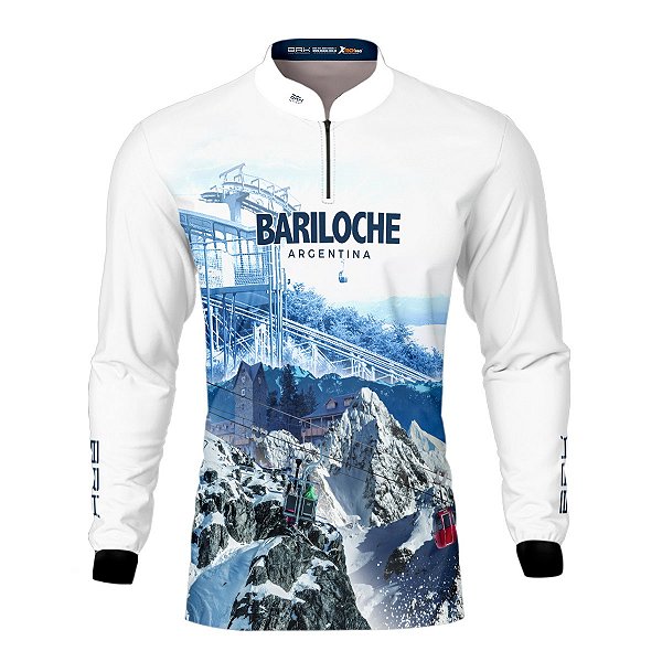 Camisa Motociclismo Brk Expedição Bariloche com Proteção UV50+