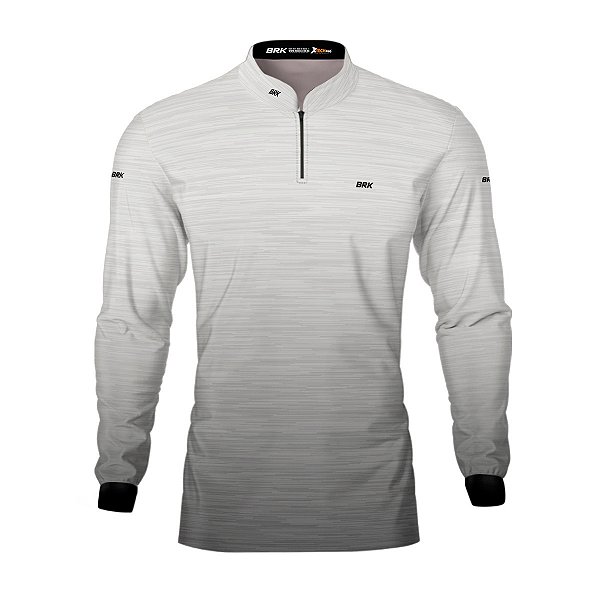 Camisa Masculina Agro Brk Mescla Branca com Proteção Solar UV50+