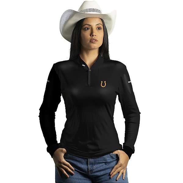 Camisa Feminina Agro Brk Yellowstone Protect this Family com Proteção Solar UV50+