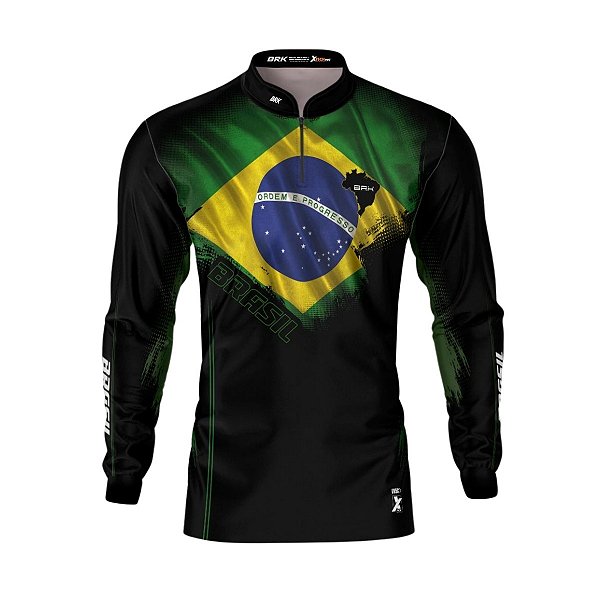 Camisa Agro Brk Brasil com Proteção Solar UV50+