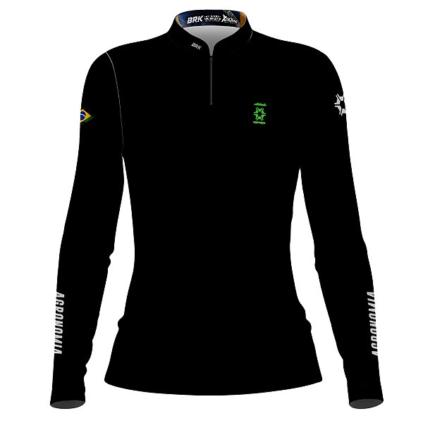 Camisa Feminina Agro Brk Agronomia V2 com Proteção Solar UV50+