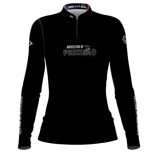 Camisa Feminina Agro Brk Agricultura de Precisão com Proteção Solar UV50+
