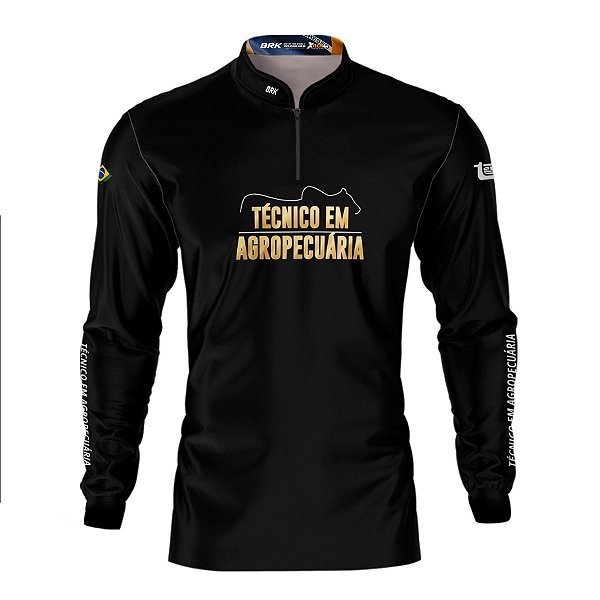 Camisa Agro Brk Técnico em Agropecuária com Proteção Solar UV50+