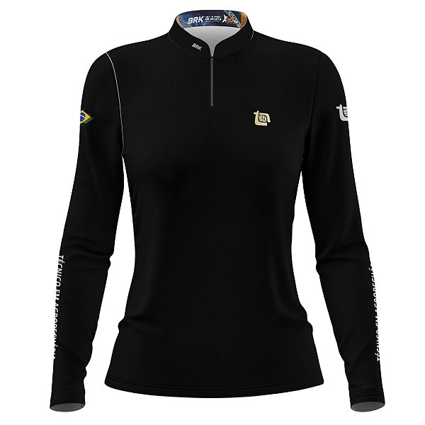 Camisa Feminina Agro Brk Técnico em Agropecuária V2 com Proteção Solar UV50+