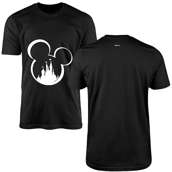Camiseta Disney Brk Símbolo Mickey com Algodão Premium