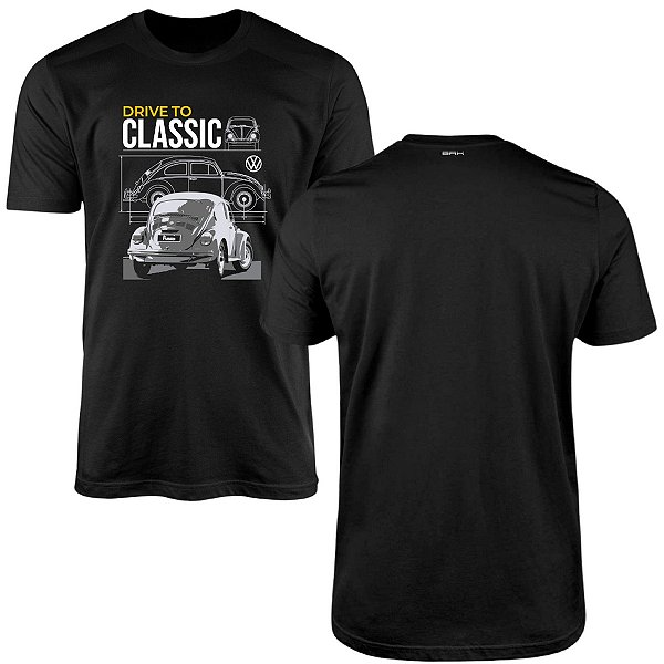 Camiseta Brk Classic Fusca com Algodão Premium