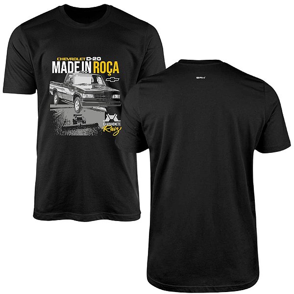 Camiseta Brk Made In Roça Chevrolet com Algodão Premium