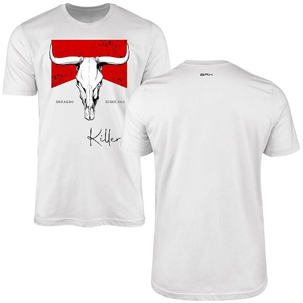 Camiseta Agro Brk Long Horn Killer com Algodão Premium
