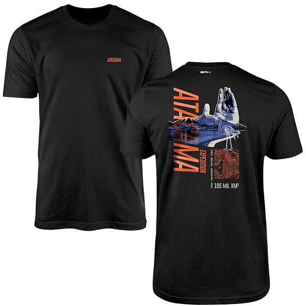 Camiseta Motociclismo Brk Street Wear Atacama com Algodão Premium