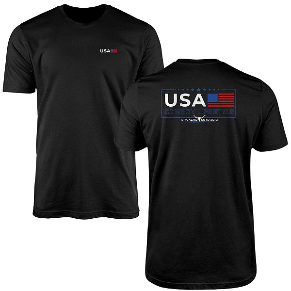 Camiseta Agro Brk USA Cowboy Lifestyle com Algodão Premium