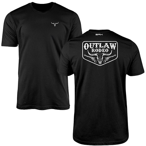 Camiseta Agro Brk Outlaw Rodeo com Algodão Premium