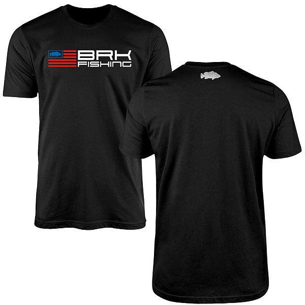 Camiseta de Pesca Brk Estados Unidos com Algodão Premium