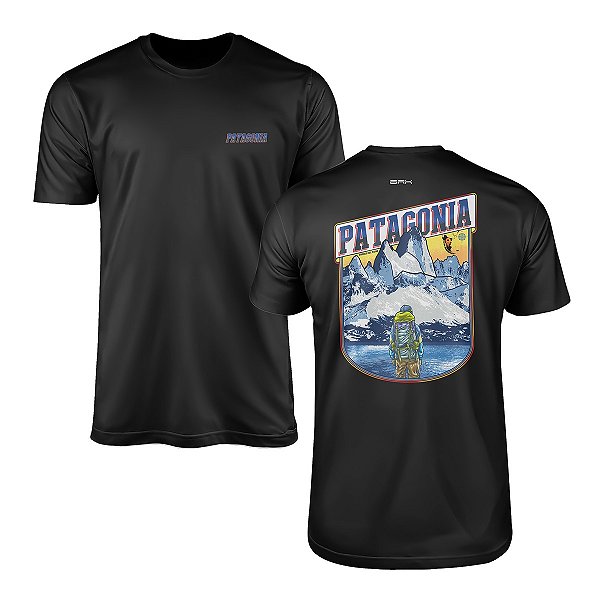 Camiseta Motociclismo Brk Expedição Patagonia Trekking Aventura com Algodão Premium