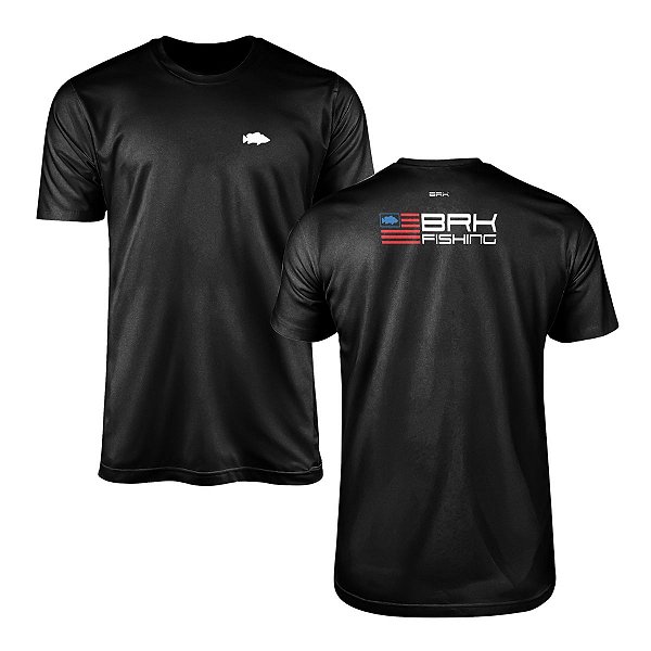 Camiseta de Pesca Brk Fishing EUA com Algodão Premium