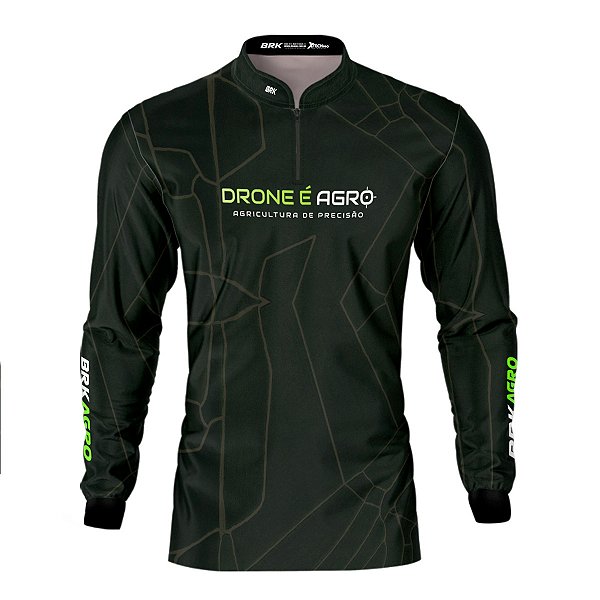 Camisa Agro Brk Agricultura de Precisão com Proteção Solar UV50+