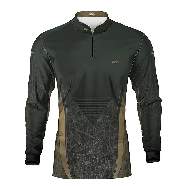 Camisa Agro Brk Camuflada Verde com Proteção Solar UV50+