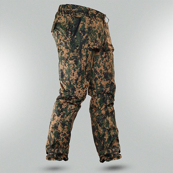 Calça Tática Brk Militar Verde UV35+ (Vira Bermuda)