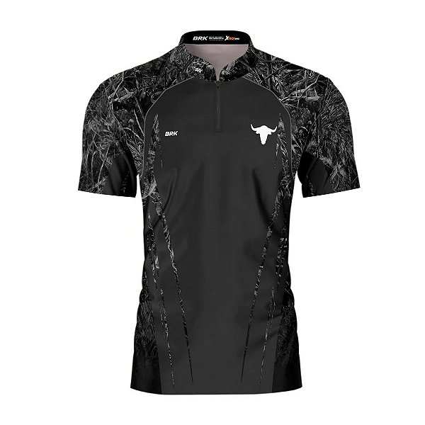 Camisa Manga Curta Agro Brk Camuflado Real Tree Made In Agro com Proteção Solar UV50+