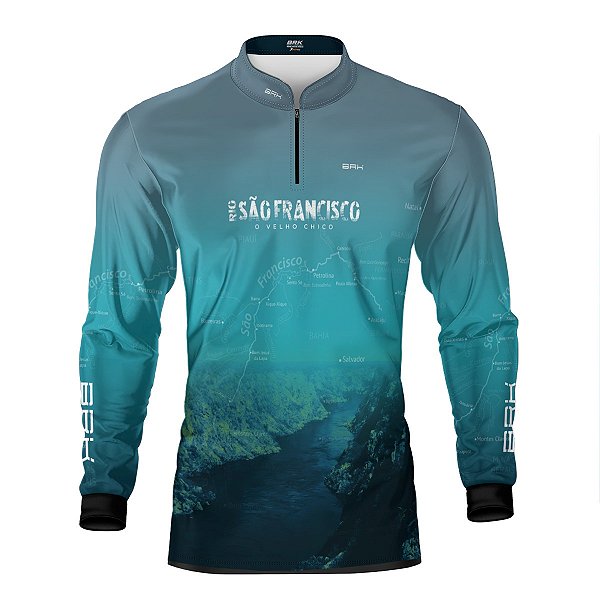 Camisa de Pesca Brk Rio São Francisco 02 com Proteção Solar UV50+
