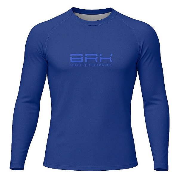 Camisa Raglan Brk Clean Azul com Proteção Solar UV50+