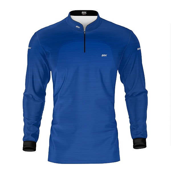 Camisa Brk Mescla Azul Royal com Proteção Solar UV50+