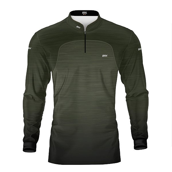 Camisa Brk Mescla Verde com Proteção Solar UV50+