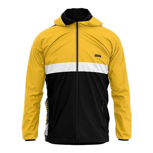 Jaqueta Corta Vento Brk yellow Repelente à Agua UV50+