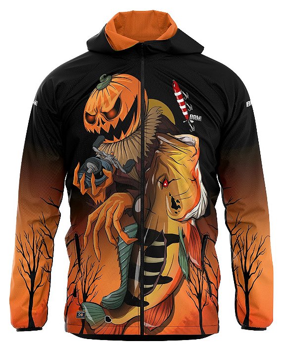 Jaqueta Corta Vento Impermeável Brk Edição Halloween com UV50+