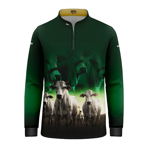 Camisa Agro Infantil Brk Nelore com Proteção UV50+