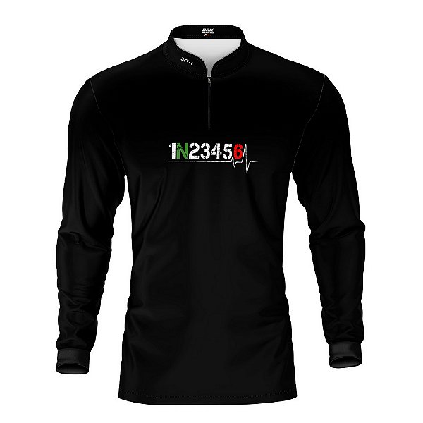 Camisa Manga Longa Brk Batimentos em Marchas com Proteção UV50
