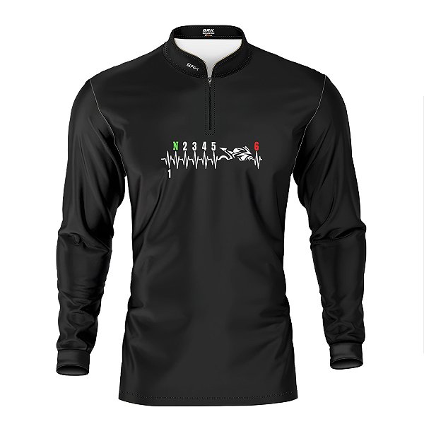 Camisa Manga Longa Brk Marchas e Batimentos com Proteção UV50
