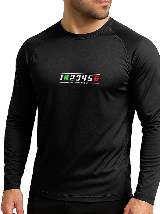 Camisa Segunda Pele Brk One Down Five Up com Proteção UV50