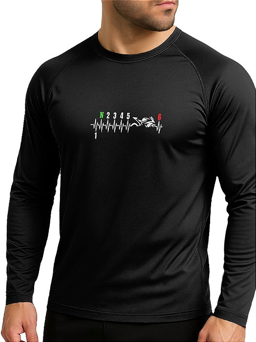 Camisa Segunda Pele Brk 1 Pra Baixo 5 Pra Cima com Proteção UV50