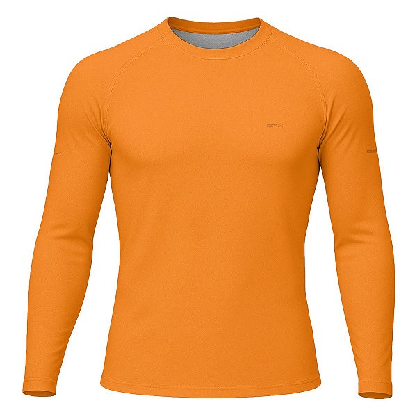 Camisa Segunda Pele Brk Clean Laranja com Proteção UV50