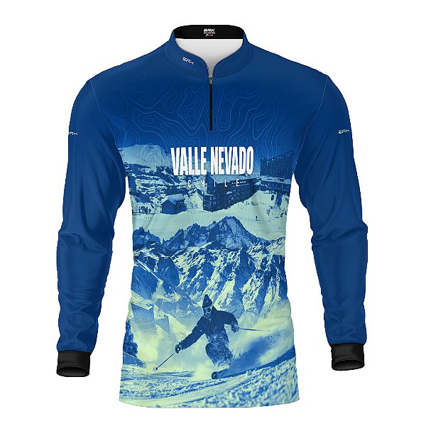Camisa Brk Chile Valle Nevado com Proteção UV50+