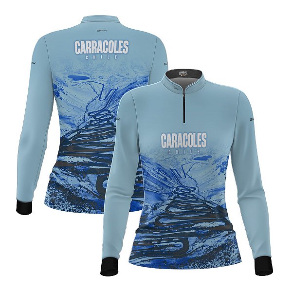 Camisa Feminina Brk Chile Estrada Los Caracoles com Proteção UV50+