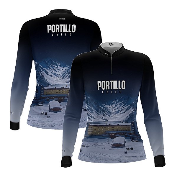 Camisa Feminina Brk Chile Portillo com Proteção UV50+